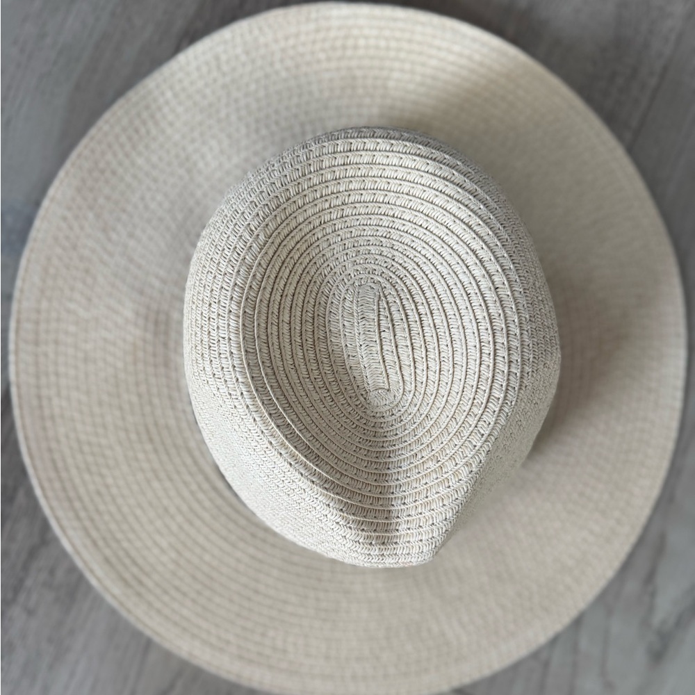 NWT j crew packable Straw hat with Leopard Band size S/m - Picture 7 of 7